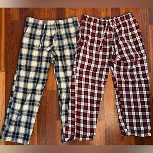 Men’s Plaid Flannel PJ Pants Size LG